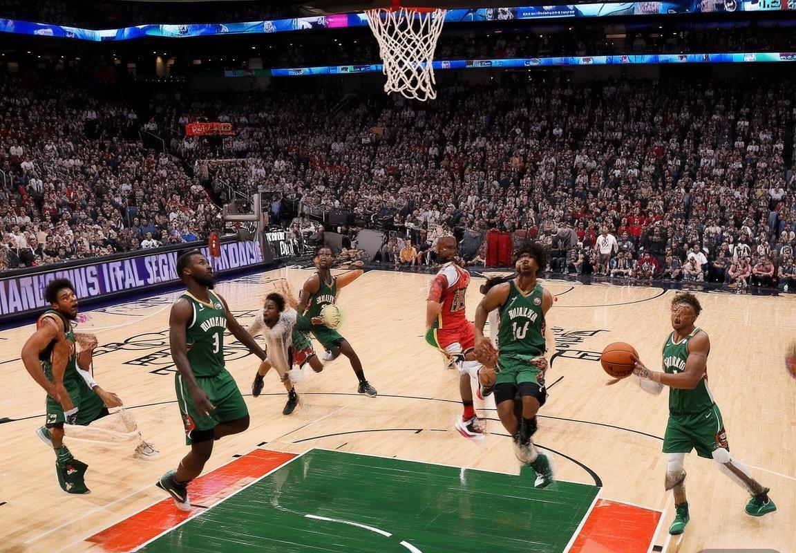 2016年NBA焦点战：雄鹿力克鹈鹕，字母哥带队稳守胜利果实